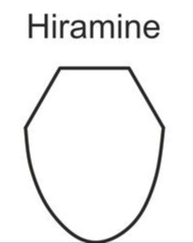 Japanese bokken SHIRA KASHI HIRAMINE